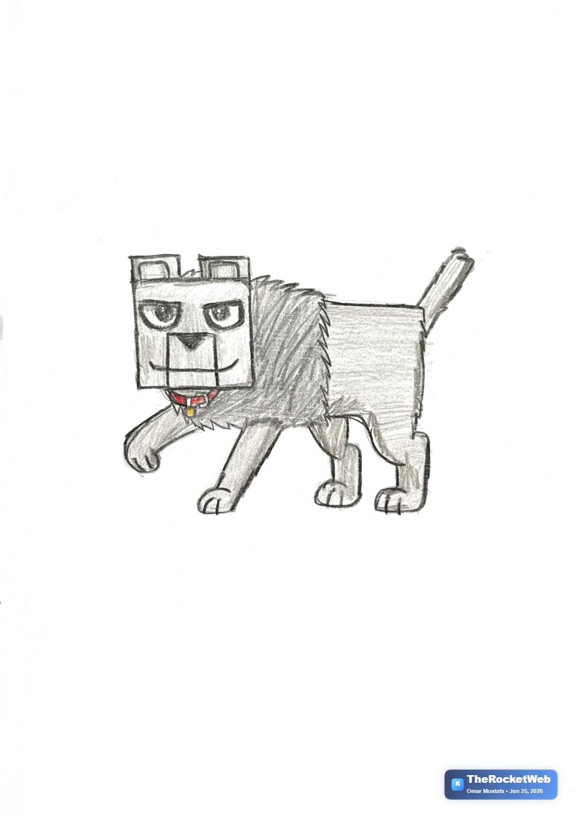 Dineyes the wolf minecraft movie