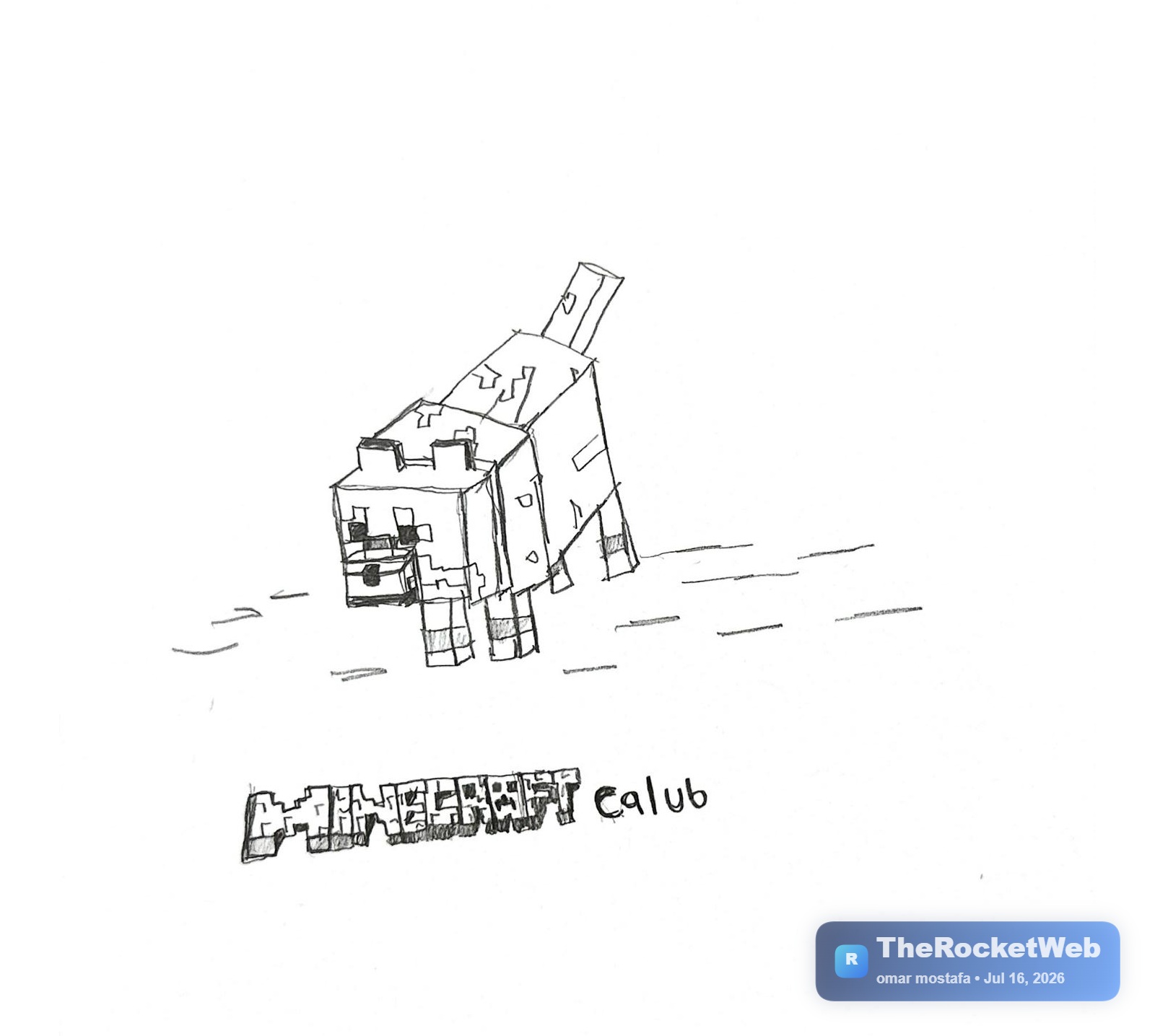 Minecraft dog