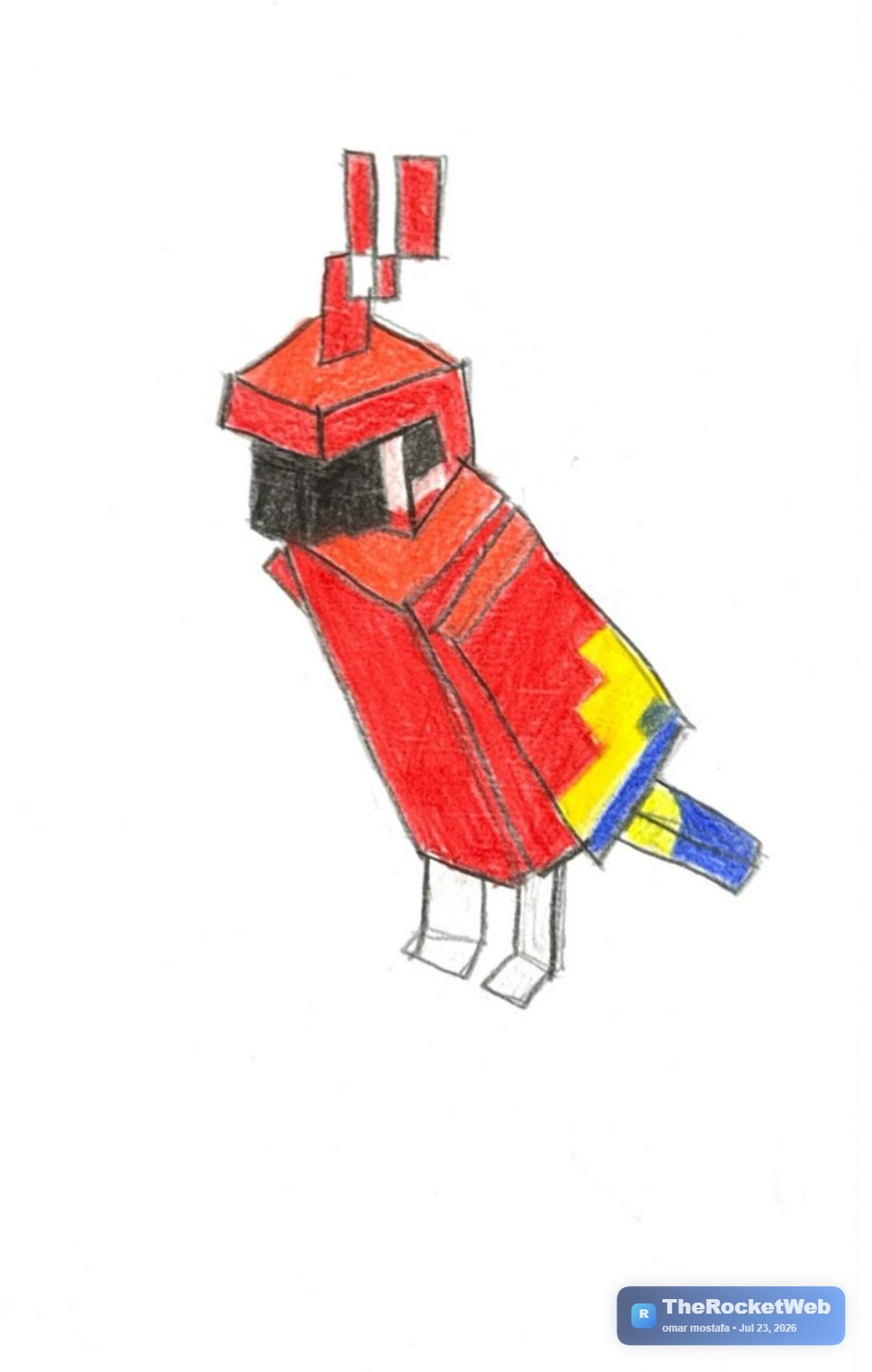 Minecraft parrot